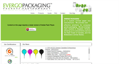 Desktop Screenshot of evergopackaging.com